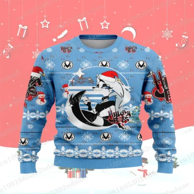 Helluva Boss Anime Winter Christmas Sportswear Ugly Sportswear Mens and Womens Winter Celebration Christmas Casual Sportswear1 - Helluva Boss Shop