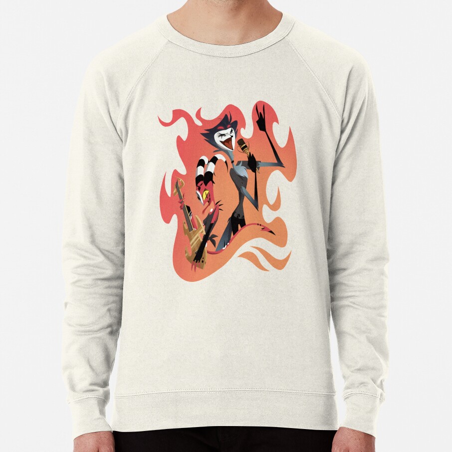 ssrcolightweight sweatshirtmensoatmeal heatherfrontsquare productx1000 bgf8f8f8 15 - Helluva Boss Shop