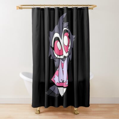 Helluva Boss - Loona Shower Curtain Official Helluva Boss Merch