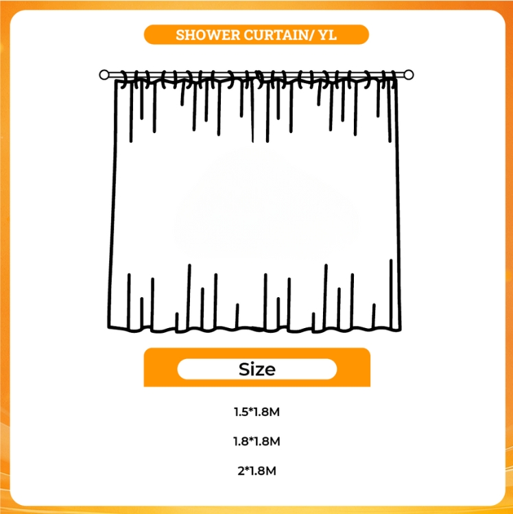 3D shower curtain - Helluva Boss Shop